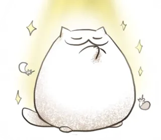 🦊 แมว, น่ารัก, สัตว์, คาวาอิ, สติกเกอร์ whatsapp sticker