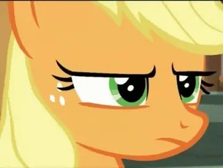 🤨 Applejack My Little Pony: Friendship is Magic My Little Pony, Applejack, Cartoon, Pony, Freundschaft ist Magie, Charakter telegram sticker