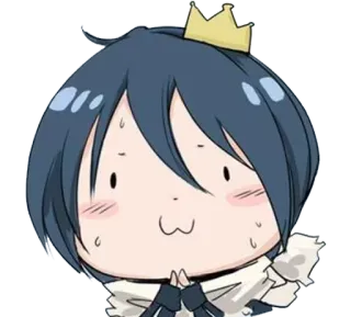 🙏 Anime, Chibi, Nhân vật, Dễ thương, Nghệ thuật kỹ thuật số, Phim hoạt hình telegram sticker