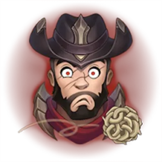 😮 High Noon Twisted Fate League of Legends video game, character, twisted fate, high noon, cowboy, league of legends telegram sticker