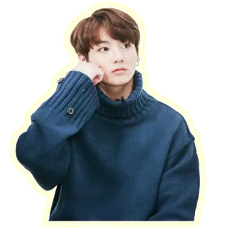 🤔 Jungkook kpop, bts, chanteur, célébrité, personne, idole, jungkook telegram sticker