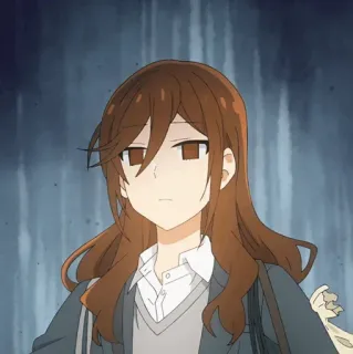 🍁 Hori Kyouko Horimiya 애니메이션, 호리미야, 호리 쿄코, 학교, 여성, 만화 telegram sticker