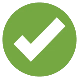 🙏 Coche, Vérification, Tick, Vert, Blanc, Cercle, Approuvé, Vérifié whatsapp sticker