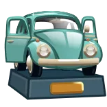 🎁 voiture, volkswagen, coccinelle, vintage, automobile, transport, véhicule, turquoise whatsapp sticker