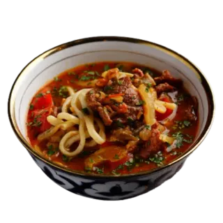 🍽 суп, лапша, еда, миска, мясо telegram sticker
