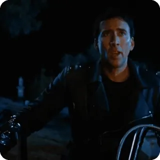 🌟 Ghost Rider Ghost Rider, Nicolas Cage, Marvel, Motor, Superheld telegram sticker