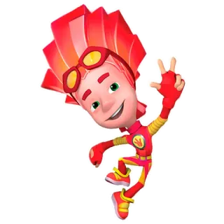 ✌️ Fixiki 卡通, 动画, 角色, 友善 telegram sticker