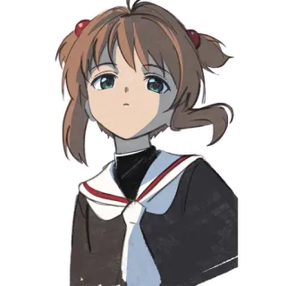 🥲 Sakura Kinomoto Cardcaptor Sakura Anime, Cardcaptor Sakura, Sakura Kinomoto, Manga, Lindo, Dibujos animados telegram sticker