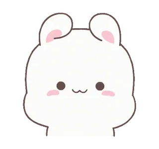 Fluffy Bunny @Stickersey telegram stickers