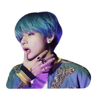 🥵 V K-pop, BTS, V, Idol, Cantante, Pop coreano telegram sticker