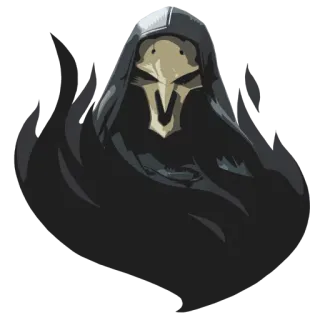 ☠ Reaper Overwatch Reaper, Overwatch, Jeu vidéo, Personnage, Masque whatsapp sticker