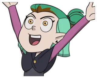 😀 Amity Blight The Owl House Hoạt hình, Phim hoạt hình, Disney, Lễ kỷ niệm, Niềm vui, Phù thủy telegram sticker