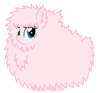 🤯 pony, fluffy, cute, pink, cartoon telegram sticker