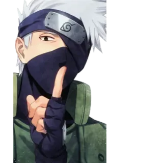 🤫 Kakashi Hatake Naruto Kakashi, Naruto, Anime, Manga, Ninja, Postać telegram sticker