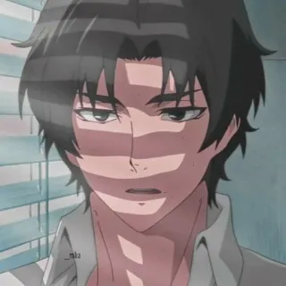 🤍 Anime, Maschio, Personaggio, Ritratto telegram sticker