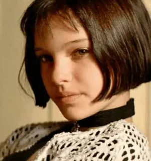 🎗 Mathilda Léon: The Professional Mathilda, O Profissional, Filme, Personagem, Natalie Portman whatsapp sticker