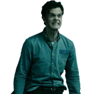 😡 Hughie Campbell The Boys wütend, Blut, Superheld, TV, Vigilant telegram sticker