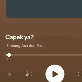 🙂 Capek ya?
Bincang Asa dan Rasa podcast, audio, música whatsapp sticker