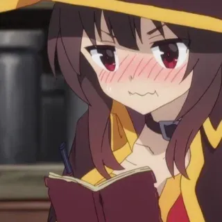 Megumin by @anime_stickerr telegram stickers