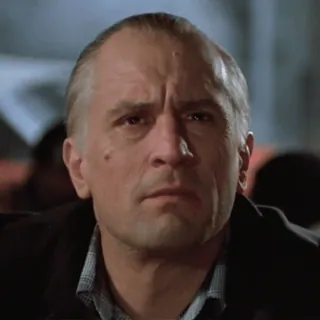 🤨 Robert De Niro 俳優, ポートレート, 真剣, 男性, 映画 telegram sticker