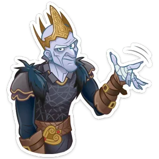 😒 personaje, pegatina, fantasía telegram sticker