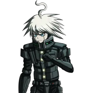 😕 Kiibo Danganronpa Аниме, Робот, Киборг, Персонаж игры telegram sticker