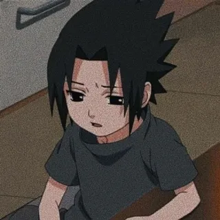 😳 Sasuke Naruto Sasuke, Naruto, anime, manga, cartoon telegram sticker