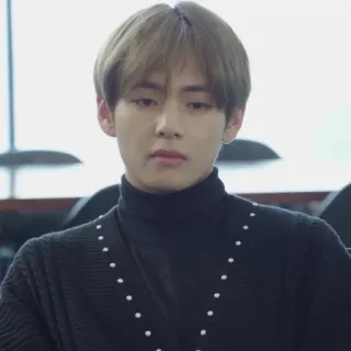 🍃 V kpop, sänger, idol, v, kim taehyung, bts whatsapp sticker