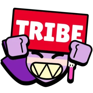 🔥 TRIBE plemię, kreskówka, fanart, gaming, drużyna telegram sticker