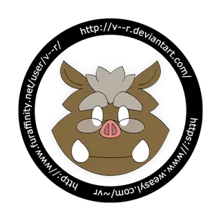 VR Shiteyanyo telegram stickers