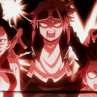⚡️ Denki Kaminari My Hero Academia Anime, My Hero Academia, Denki Kaminari, electricidad, impactado whatsapp sticker