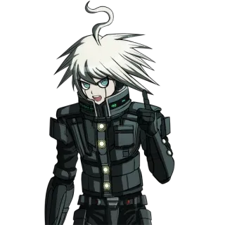 👌 Kiibo Danganronpa Аниме, Персонаж, Робот, Указывает telegram sticker