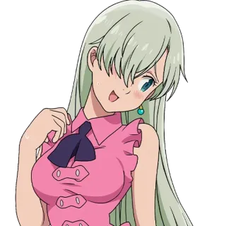 ❤️ Elizabeth Liones Seven Deadly Sins anime, manga, elizabeth liones, seven deadly sins, fantasy, character telegram sticker
