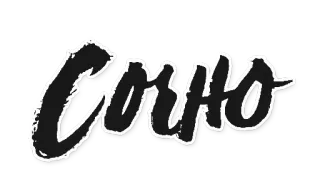 ♨ CORHO 코호, 로고, 타이포그래피, 스티커 telegram sticker