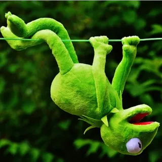 😐 Kermit Kermit the Frog, muppet, puppet, green, frog telegram sticker