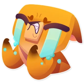 😭 泣く, 絵文字, キャラクター, 漫画, 悲しい, 表情, 感情 telegram sticker