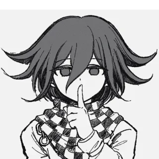 🏁 Kokichi Oma Danganronpa V3: Killing Harmony Anime, Manga, Charakter, Kokichi Oma, Danganronpa, Videospiel whatsapp sticker