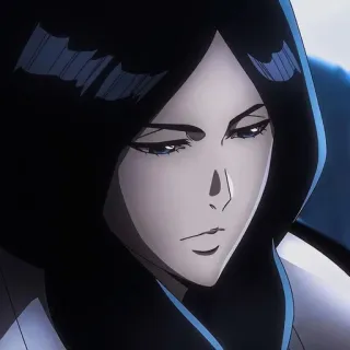 🐈‍⬛ Unohana Retsu Bleach anime, manga, character, woman, black hair telegram sticker