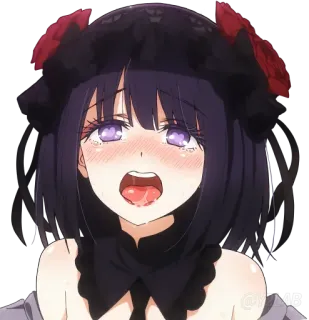 🤤 Marin Kitagawa My Dress-Up Darling Anime, Manga, Gadis, Kartun, Marin Kitagawa, My Dress-Up Darling telegram sticker
