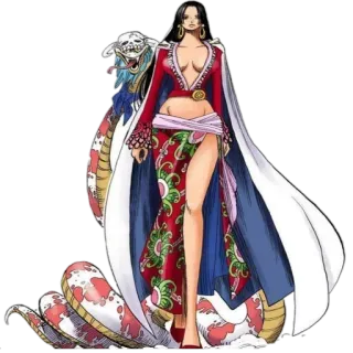 🥰 Boa Hancock One Piece Anime, Manga, Personaggio, Serpente, Imperatrice telegram sticker