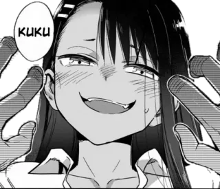 ✋ KUKU anime, manga, kuku, facial expression, smirk telegram sticker