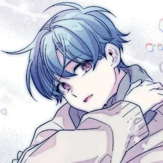 🤖 Anime, Manga, Jongen, Portret, Kunst, Cartoon telegram sticker