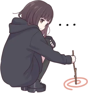 Menhera-Chan telegram stickers