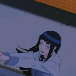 😀 Hinata Hyuga Naruto Hinata Hyuga, anime, Naruto, cartoon, character, cute telegram sticker
