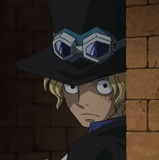 🔥 Sabo One Piece Anime, One Piece, Sabo, Personagem telegram sticker