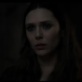 😐 Wanda Maximoff marvel, алая ведьма, женщина, элизабет олсен, фильм, супергерой whatsapp sticker