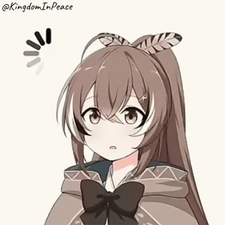😂 @KingdomInPeace anime girl, cartoon, character, cute, loading telegram sticker