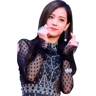 ❤️ Jisoo kpop, penyanyi, selebriti, asia, wanita, blackpink, musik telegram sticker