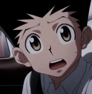 🇯🇵 Gon Freecss Hunter x Hunter anime, hunter x hunter, gon freecss, cartoon, animation, manga telegram sticker