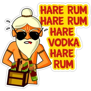 Cool Baba telegram stickers